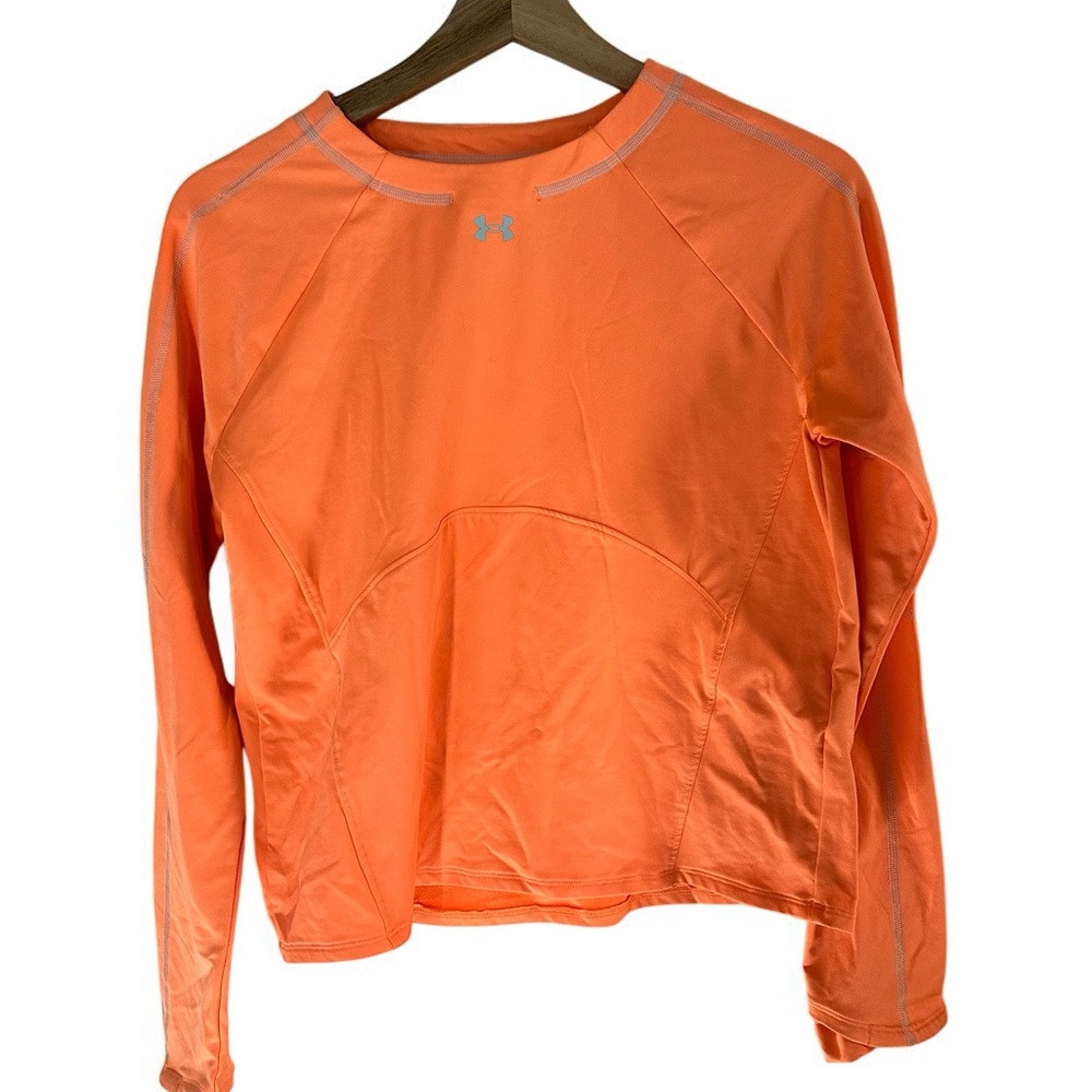 Under Armour Vibrant Orange Fitted Long Sleeve